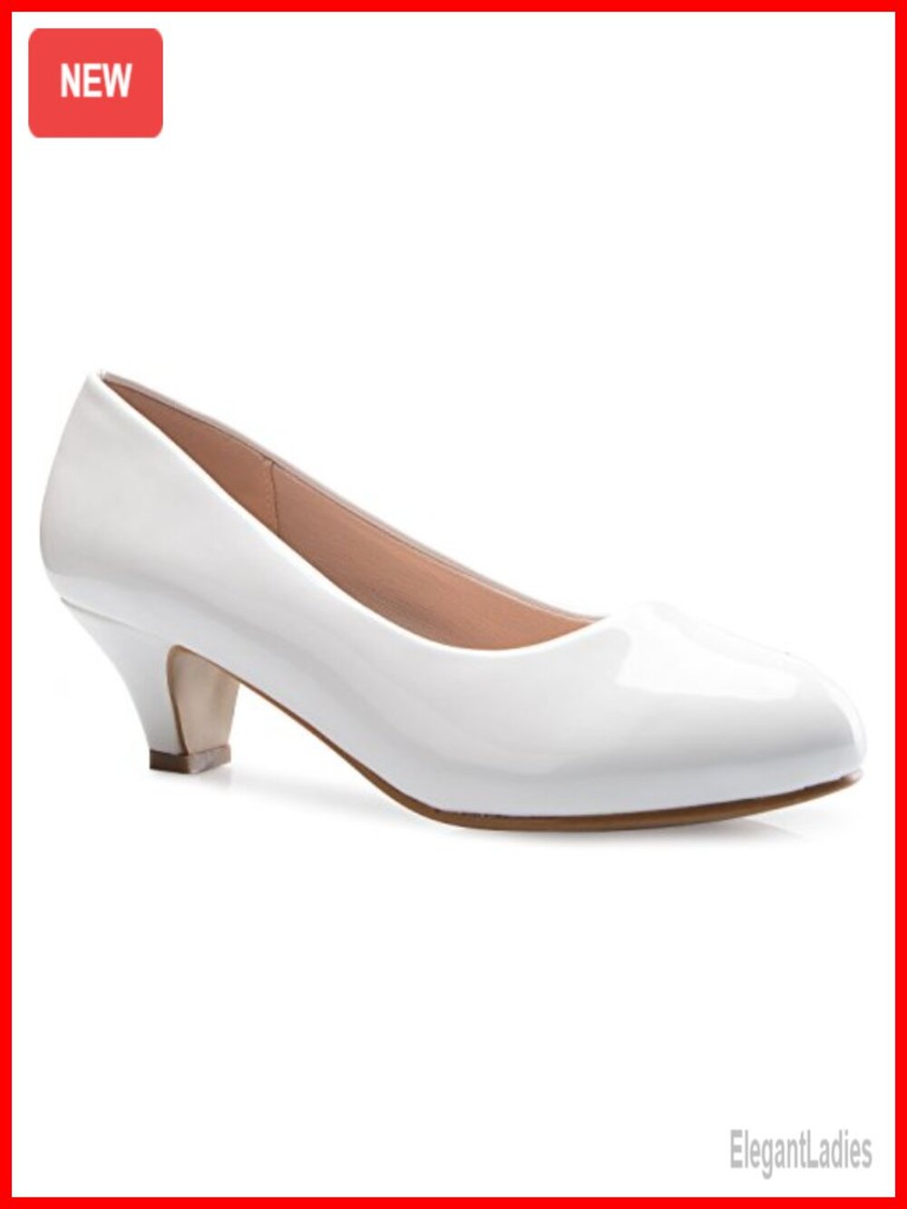 Classic Closed Toe Kitten Heel Pumps - Work, Party, Low Heeled